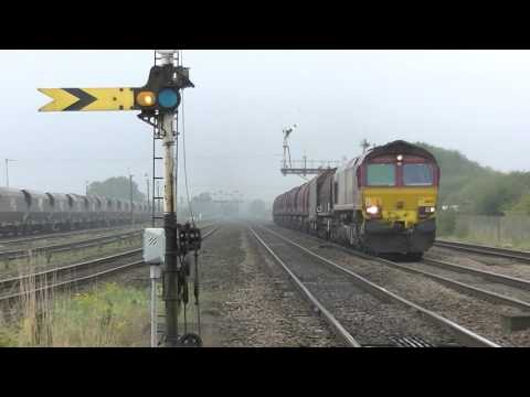 EWS 66133 Steel Train passing Barnetby
