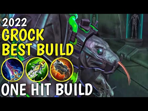 GROCK BEST BUILD 2022 | TOP 1 GLOBAL GROCK BUILD GUIDE | GROCK ONE SHOT BUILD | GROCK DAMAGE BUILD