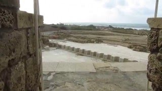 preview picture of video 'Caesarea Maritima, Israel - the large Roman theater, built by Herod'