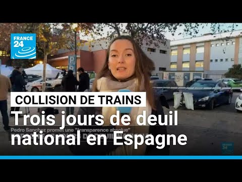 Accident de trains en Espagne : Pedro Sanchez promet une "transparence absolue" • FRANCE 24