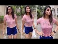 Shivani Narayanan Dance In Wet Look ️ And Enjoyed The Breezy Rain