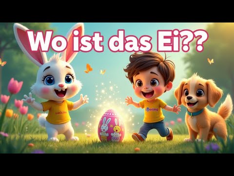 Wo ist das Ei?! 🐰🎶 Mitmachlied mit Hoppel-Tanz & dem kleinen Hasen | Kinderlieder | Osterlied