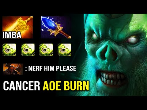 100% CANCER MID HERO Necrophos No Respect 1 Scythe = 1 Death | EPIC Radiance AOE Burn DotA 2