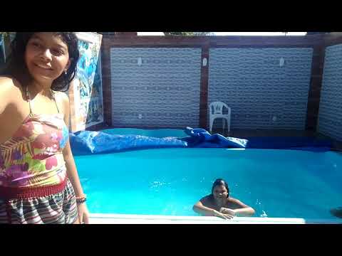 desafio da piscina com as amigas