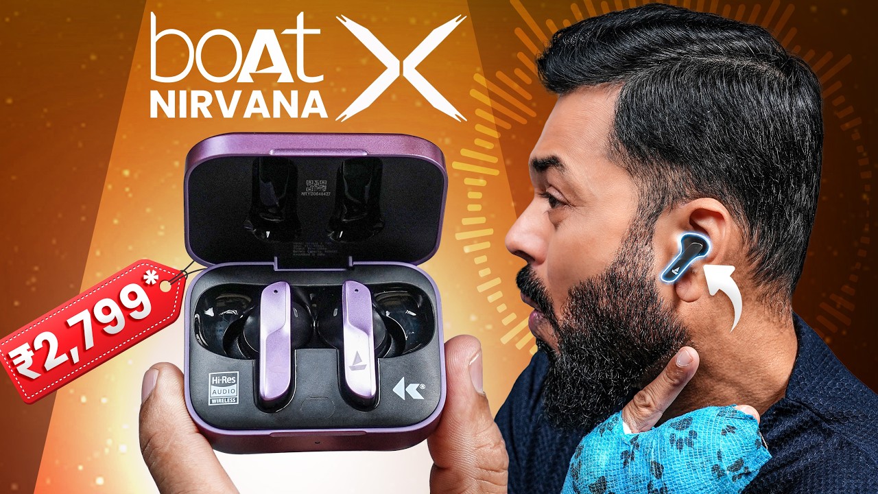 boAt Nirvana X Unboxing & First Look ⚡Knowles Dual Drivers, LDAC, 40Hr 🔋 @Rs.2799?!