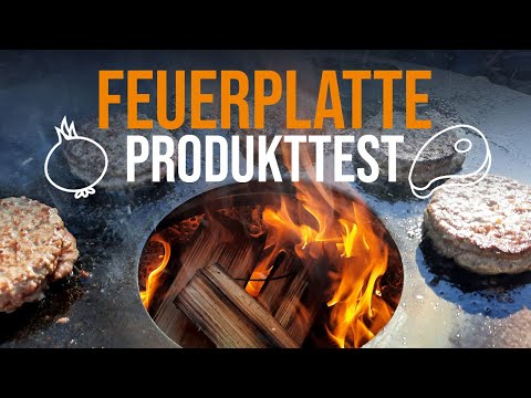 Test: Feuerplatte mit Halterung | Produkttest von Tobias