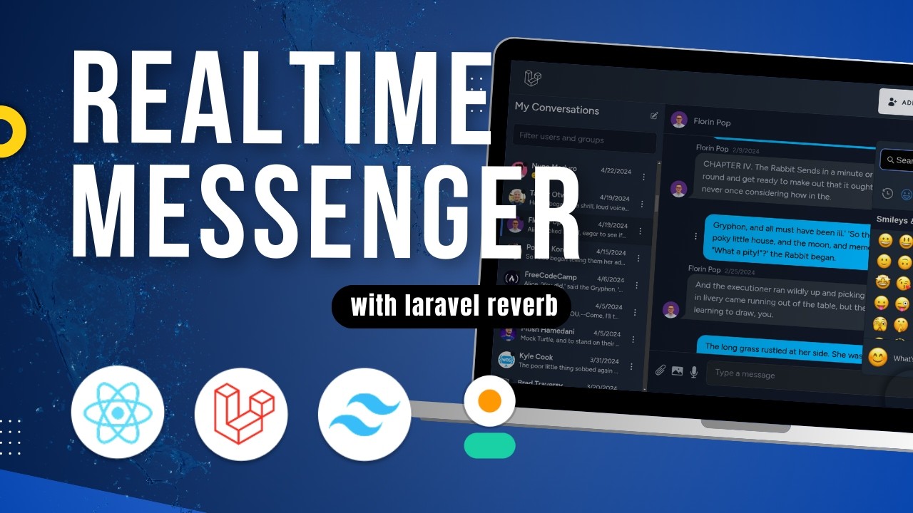 Build and Deploy Real Time Messenger Clone - Laravel, React, Tailwind.css