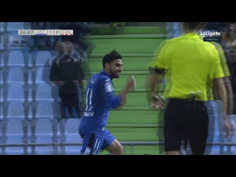 GOL DE CHULI. Getafe 1 vs Lugo 0