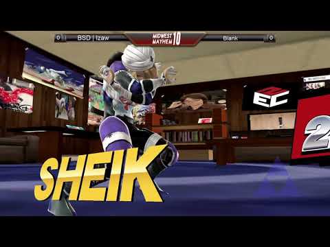 Midwest Mayhem 10 Generation X Losers Quarters: BSD | Izaw (Sheik) vs. Blank (Sheik)