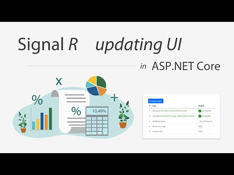 Update UI with Signal R in Asp.Net MVC Core Web Application