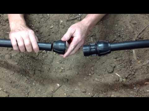 Irribiz - Install of Philmac Rural Class B Poly Pipe...