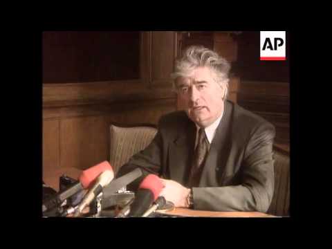 Bosnia - Karadzic On Right To Self-Defence