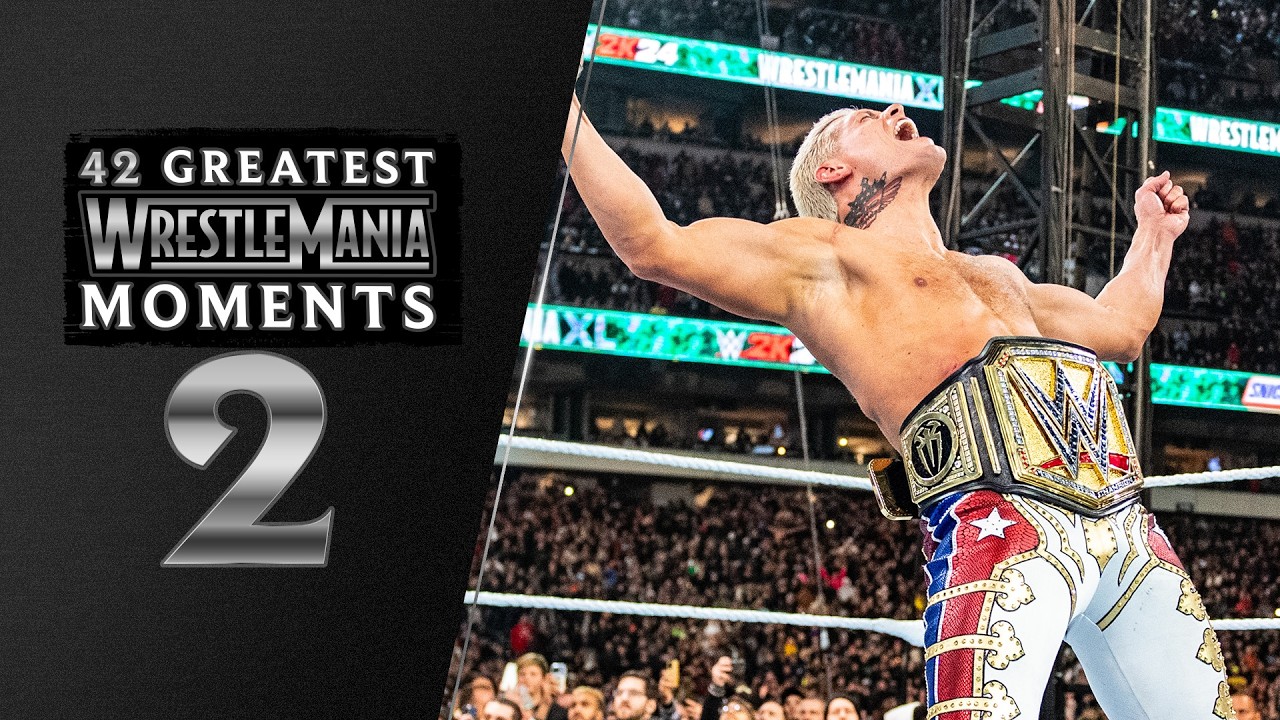 Cody Rhodes finishes the story | WrestleMania XL: 42 Greatest WrestleMania Moments