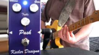 Video thumbnail for Pedal Demo: Keeler Designs, Push by fatback2