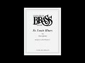 St Louis Blues Brass Quintet Score Canadian Brass Publications