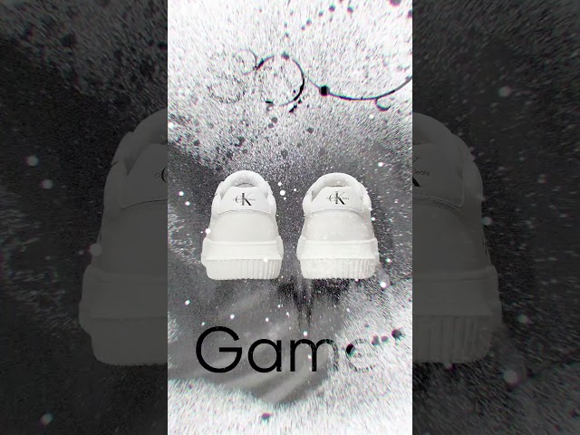 Vídeo relacionado con Calvin Klein Sneaker con Suela Cupsole Hombre Chunky Mono de Piel, Blanco (Bright White/Black), 43