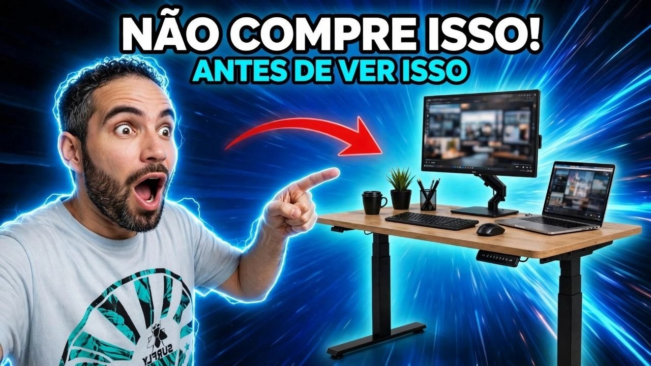Mesa com Regulagem de Altura Elétrica Não Compre Antes de Ver!