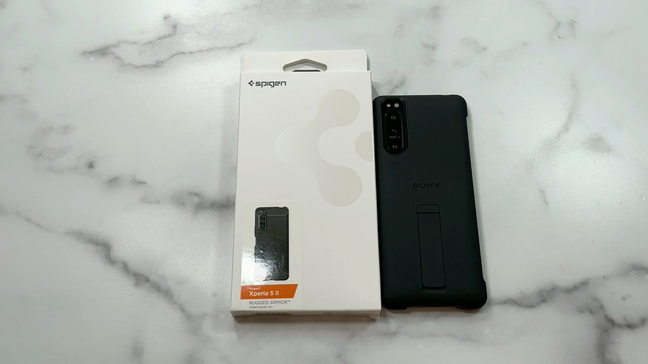 Spigen Rugged Armor for Sony Xperia 5 II Unboxing and Review