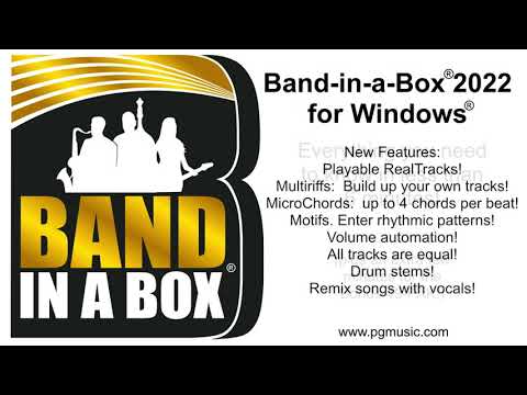 Band-in-a-Box® 2022 - Everything you need to know in under 6 minutes!
