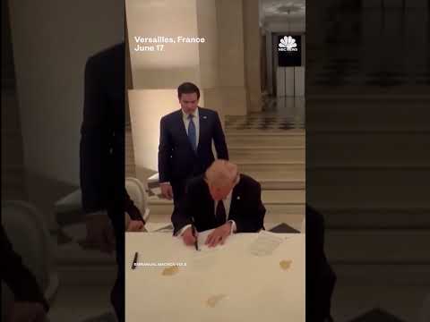Trump signs Iran memorandum of understanding
