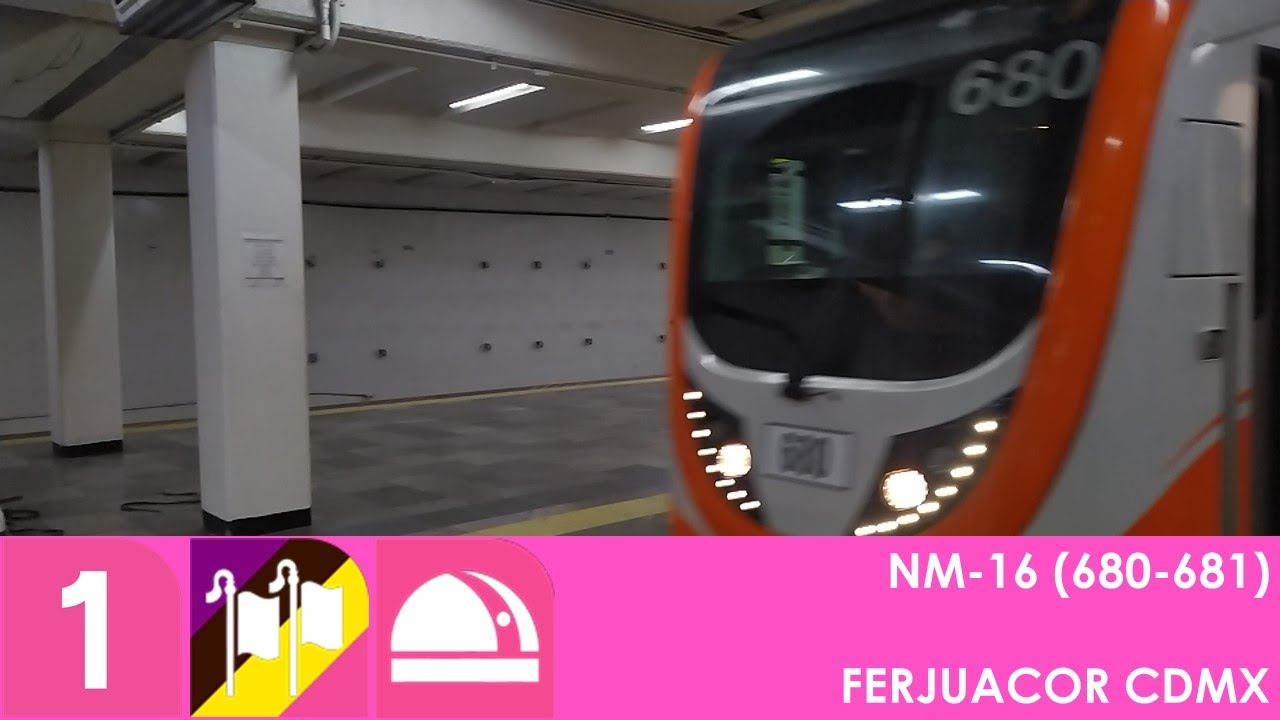 Metro CDMX - Línea 1 - De Pantitlán a Observatorio - NM-16
