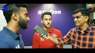  On Sportingly Yours, Savio de Noronha with FC Goa's Spanish Star \