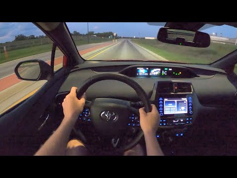 2021 Toyota Prius 2020 Edition - POV Night Drive (Binaural Audio)