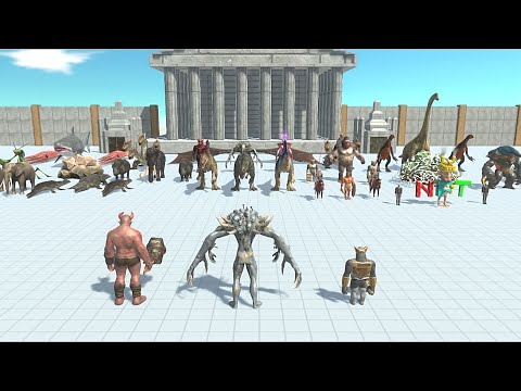 Scourge With Ogre lord & Ghor hammer VS Boss & 2 Miniboss - Animal Revolt Battle Simulator