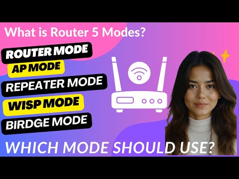 Difference Between- AP Mode, Router mode, Repeater Mode, Bridge Mode, WISP mode