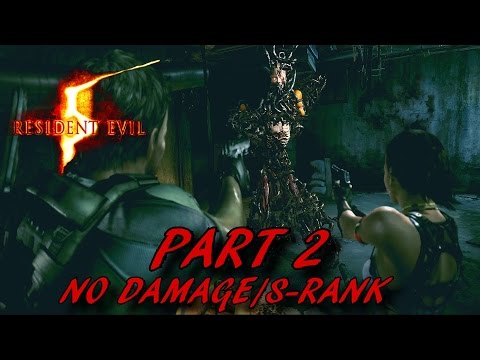 Resident Evil 5 HD Walkthrough S-Rank Part 2 - Public Assembly- No Damage