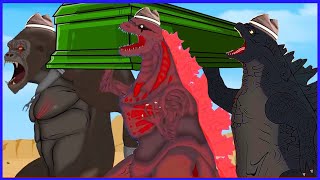SPIDER GODZILLA vs KONG & All Superheroes Transformations   Coffin Dance Song Meme Cover