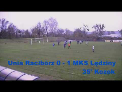 Bramki. Unia Racibórz vs. MKS Lędziny 1:1 (0:1)
