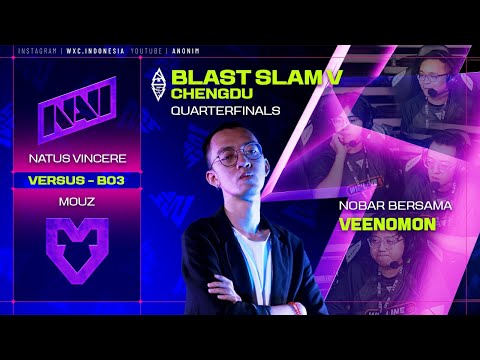 NAVI vs MOUZ - QUARTERFINALS w/@VEENOMONDOTA BLAST SLAM V