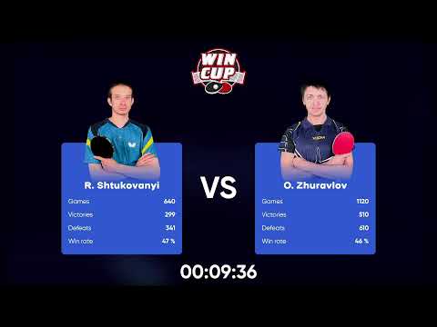 20:00 Yurii Chuzha 1-3 Artem Tkachenko West 5 WIN CUP 16.12.2022 | TABLE TENNIS WINCUP