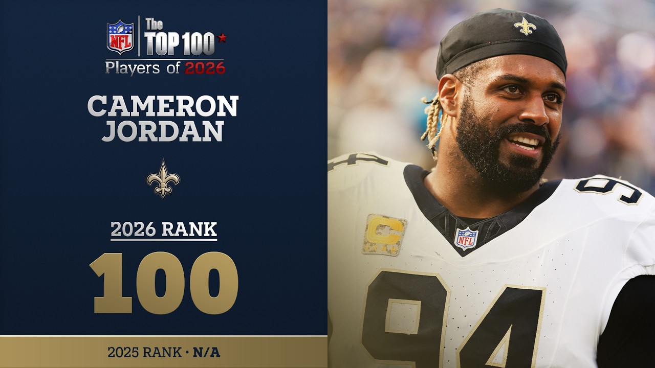 100: Cameron Jordan (DE, Saints) | Top 100 Players of 2026