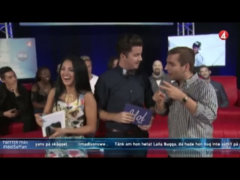 Daniel Paris överraskar i Idolsoffan - Idol Sverige (TV4)