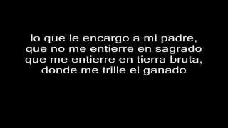 antonio aguilar - el hijo desobediente letra HD