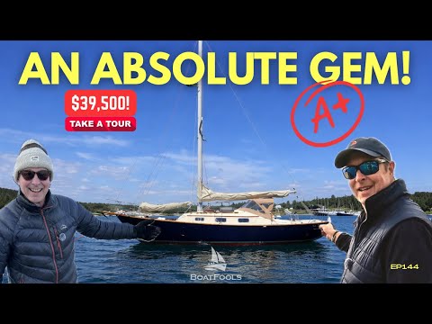 The ULTIMATE Pocket Bluewater Cruiser? | $39,500 Southern Cross 28 Cutter | Full Boat Tour