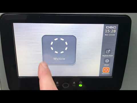 Obsługa klawiatury dotykowej DSC HS2TCHP