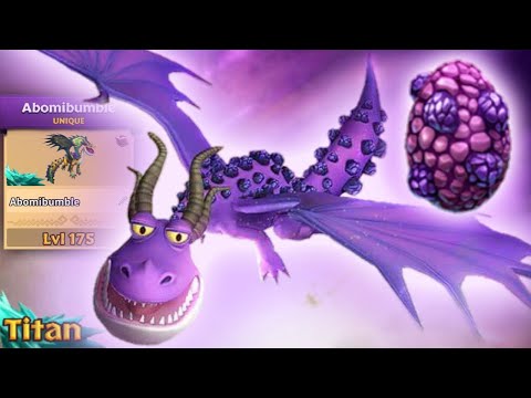 ABOMIBUMBLE - Max Level 175 — New and First Ever Hybrid Dragon Showcase | Dragons: Rise of Berk