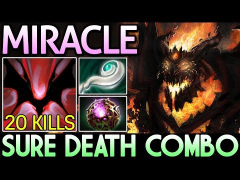 Miracle- [Shadow Fiend] Easy 20 Kills with Sure Death Combo Dota 2