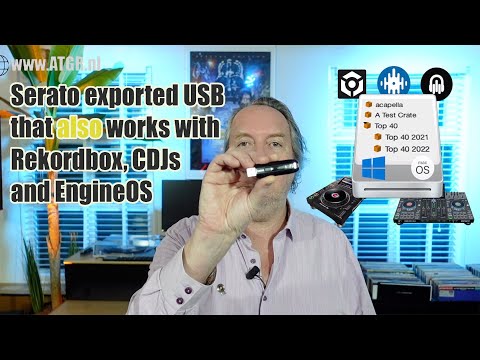 Export a selection of Serato crates to USB and enable that USB for Rekordbox, CDJs and EngineOS