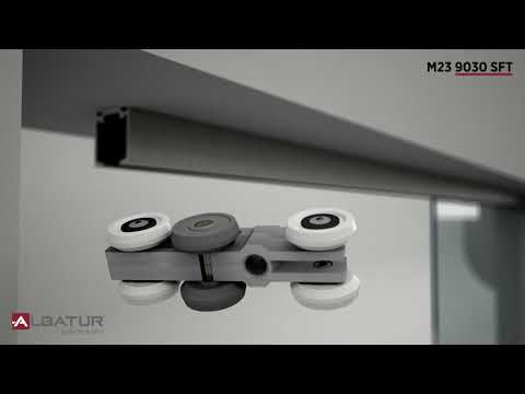 GlassDoor 9030 - Glass Sliding Door System Video / 123-9030