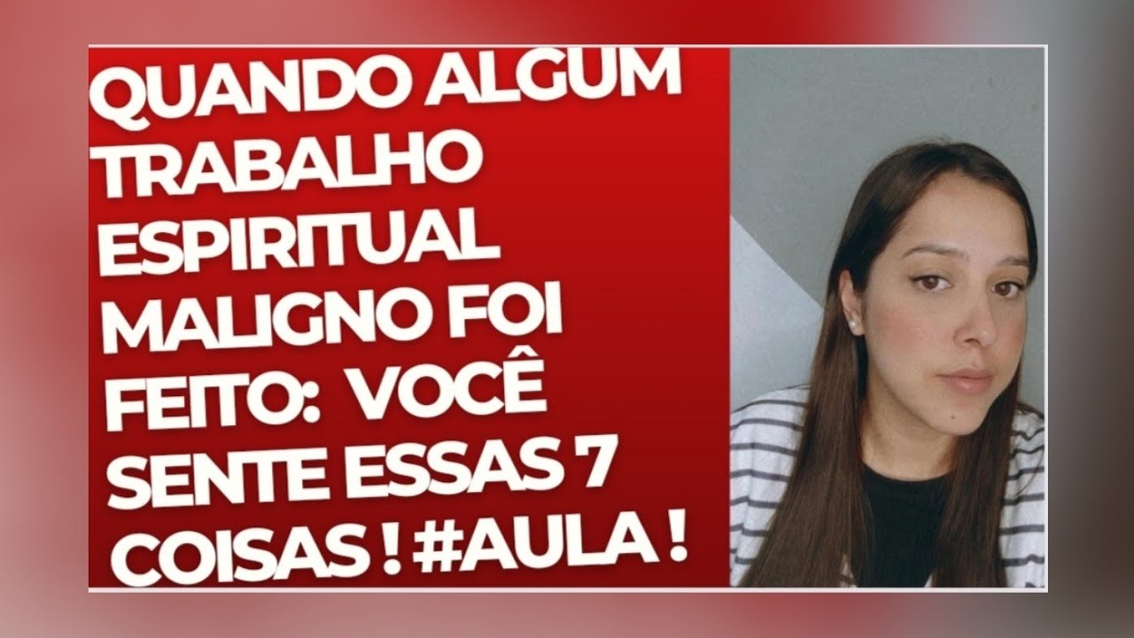 7 SINTOMAS QUE  VITIMAS DE BRUXARIA SENTEM/CORTE LIVE EXCLUSIVA GRUPO DE MEMBROS DO CANAL