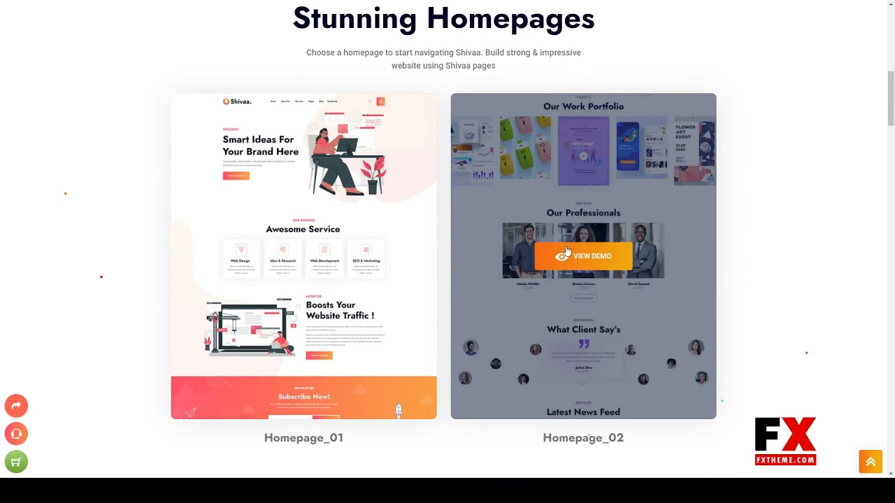 Shivaa - Creative Agency Bootstrap Template clean modern