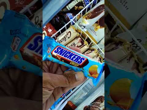 SNICKERS Crisp 🤤🍫 #shorts #asmr #asmrsounds #satisfying #satisfyingvideo #trending #viral #ytshorts