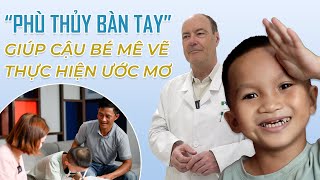 Stéphane Guero performs surgery for a young boy who loves drawing but was born with a finger deformity