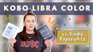 Kobo Libra Color Review // Comparison with Kindle Paperwhite