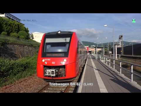 Führerstandsmitfahrt von Bingen am Rhein Stadt nach Worms Hbf - VT 623 - DB Bahn Nr.63 / 2017