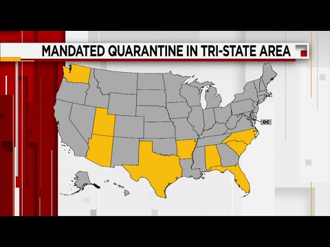 Florida residents forced to quarantine when traveling to NY, NJ and Conn.